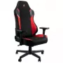 Apmušta kėdė Nitro Concepts X1000 juoda raudona aukštis 119-128.6 cm