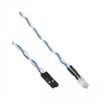 InLine pagrindinės plokštės maitinimo / HDD šviesos diodas, mėlynas, 5 mm, 0,8 m