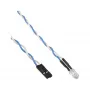 InLine pagrindinės plokštės maitinimo / HDD šviesos diodas, mėlynas, 5 mm, 0,8 m