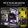 Ventiliatorius Corsair iCUE LINK RX120 RGB 12 cm 400-2100 RPM Magnetinis guolis