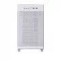 ASUS AP201 PRIME CASE TG WHITE Mini Tower — micro ATX, grūdintas stiklas, 3×3,5 colio vietos, 1×2,5 colio, USB-A×2, USB-C×1
