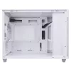 ASUS AP201 PRIME CASE TG WHITE Mini Tower — micro ATX, grūdintas stiklas, 3×3,5 colio vietos, 1×2,5 colio, USB-A×2, USB-C×1