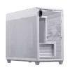 ASUS AP201 PRIME CASE TG WHITE Mini Tower — micro ATX, grūdintas stiklas, 3×3,5 colio vietos, 1×2,5 colio, USB-A×2, USB-C×1