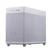 ASUS AP201 PRIME CASE TG WHITE Mini Tower — micro ATX, grūdintas stiklas, 3×3,5 colio vietos, 1×2,5 colio, USB-A×2, USB-C×1