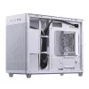 ASUS AP201 PRIME CASE TG WHITE Mini Tower — micro ATX, grūdintas stiklas, 3×3,5 colio vietos, 1×2,5 colio, USB-A×2, USB-C×1