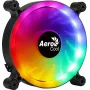 AEROCOOL SPECTRO12 120 mm korpuso ventiliatorius RGB, 12 V, 1000 RPM, 3,6 W, Molex