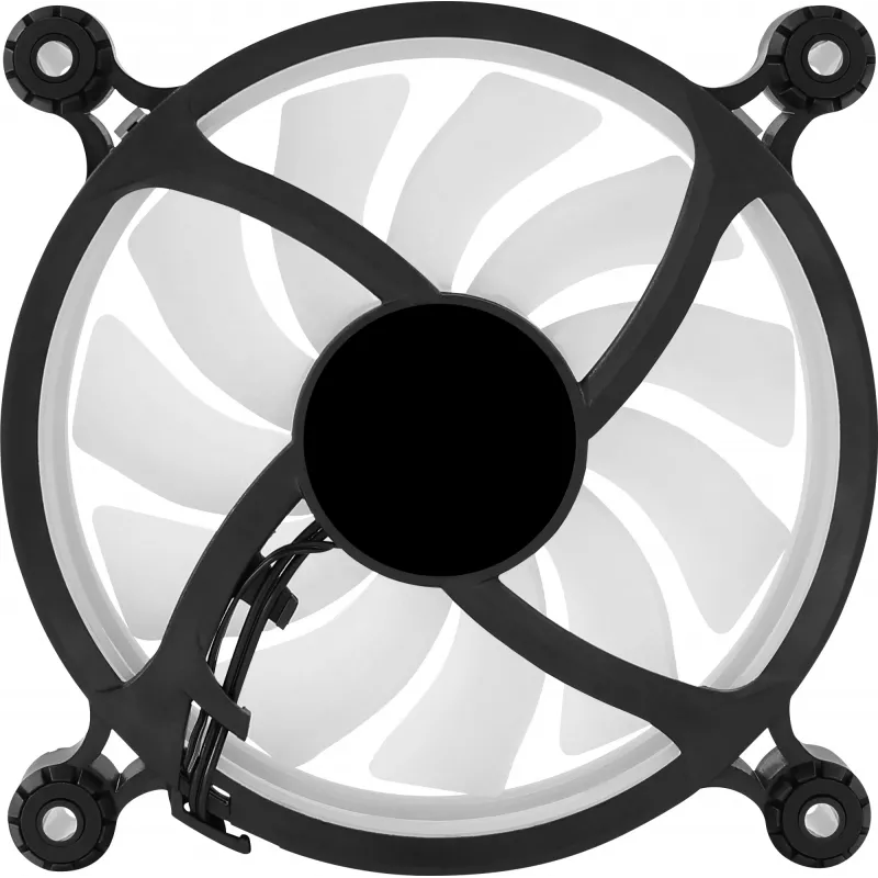 AEROCOOL SPECTRO12 120 mm korpuso ventiliatorius RGB, 12 V, 1000 RPM, 3,6 W, Molex