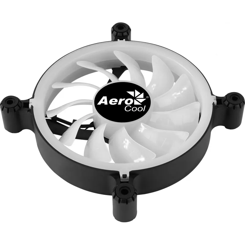 AEROCOOL SPECTRO12 120 mm korpuso ventiliatorius RGB, 12 V, 1000 RPM, 3,6 W, Molex