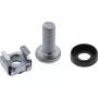 InLine Cage Nut rinkinys M6 20 veržlių + 20 poveržlių + 20 varžtų