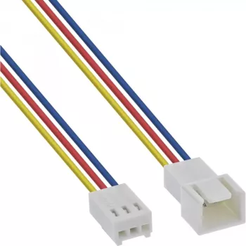 InLine Fan Cable Extension 3pin Molex vyriškas/moteriškas ilgis 0.60m