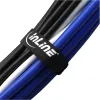 InLine lipnūs kabelių raiščiai 20x100mm 10 vnt. juodi, Nailonas
