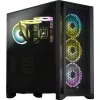 CORSAIR Mid-tower korpusas - Icue 4000d RGB Airflow - juodas