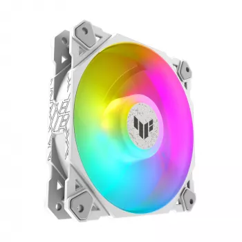 ASUS TUF GAMING TF120 ARGB WHITE EDITION korpuso ventiliatorius 12 cm