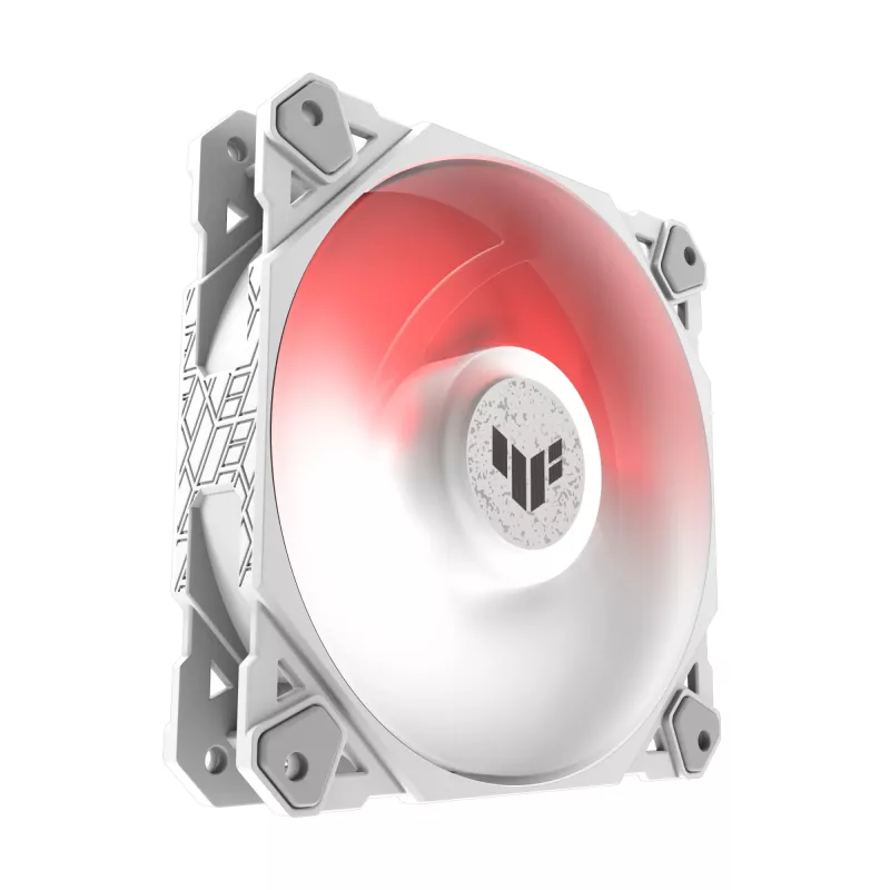 ASUS TUF GAMING TF120 ARGB WHITE EDITION korpuso ventiliatorius 12 cm