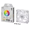 ASUS TUF GAMING TF120 ARGB WHITE EDITION korpuso ventiliatorius 12 cm