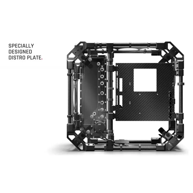 PC korpusas Alphacool Apex Pro Skeleton Full Tower juodas