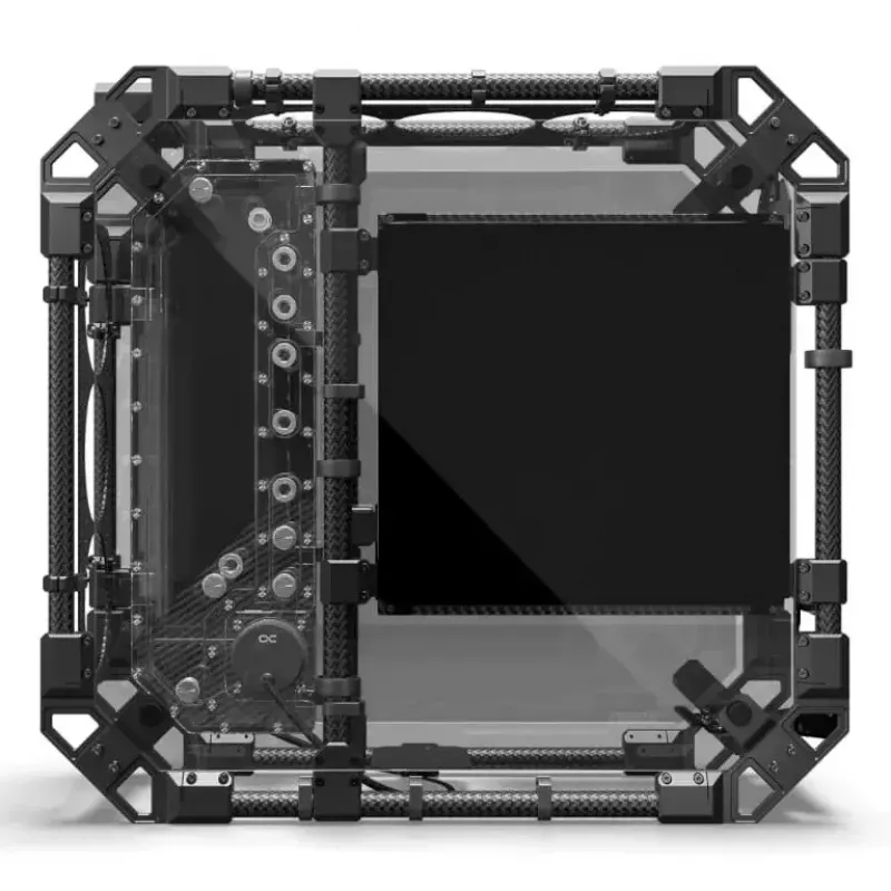 PC korpusas Alphacool Apex Pro Skeleton Full Tower juodas