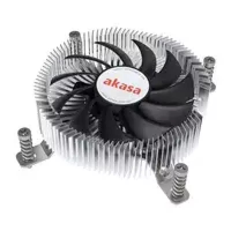CPU aušintuvas Akasa Al LGA1700 plonam Mini-ITX — žemo profilio aliumininis radiatorių blokas