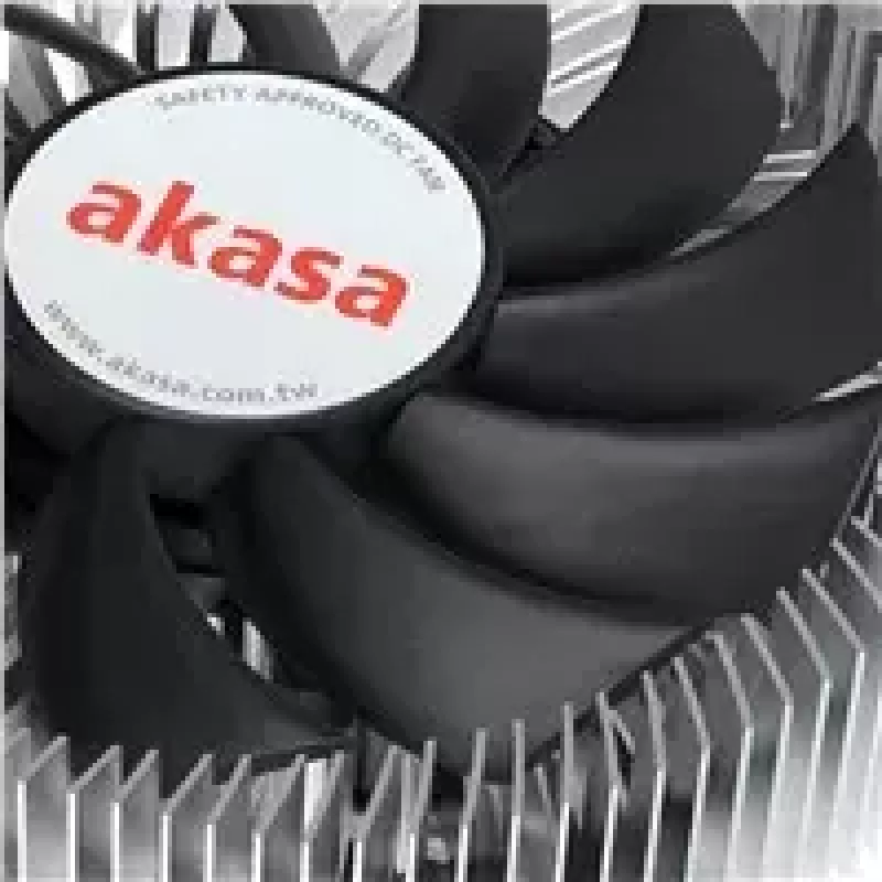 CPU aušintuvas Akasa Al LGA1700 plonam Mini-ITX — žemo profilio aliumininis radiatorių blokas