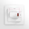 Sieninis įkroviklis Axagon ACU-QC19W 1x QC3.0/AFC/FCP/SMART 19W baltas