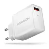 Sieninis įkroviklis Axagon ACU-QC19W 1x QC3.0/AFC/FCP/SMART 19W baltas