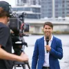 Nešiojamas kondensatorinis mikrofonas RØDE Interview Pro — omnidirekcinis, 48 kHz/32 bit, 32 GB, belaidis, iki 200 m, juodas