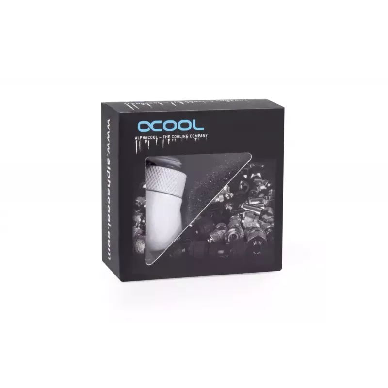 Montavimo rinkinys Alphacool Eiszapfen kampinis adapteris 45° sukamas G1/4