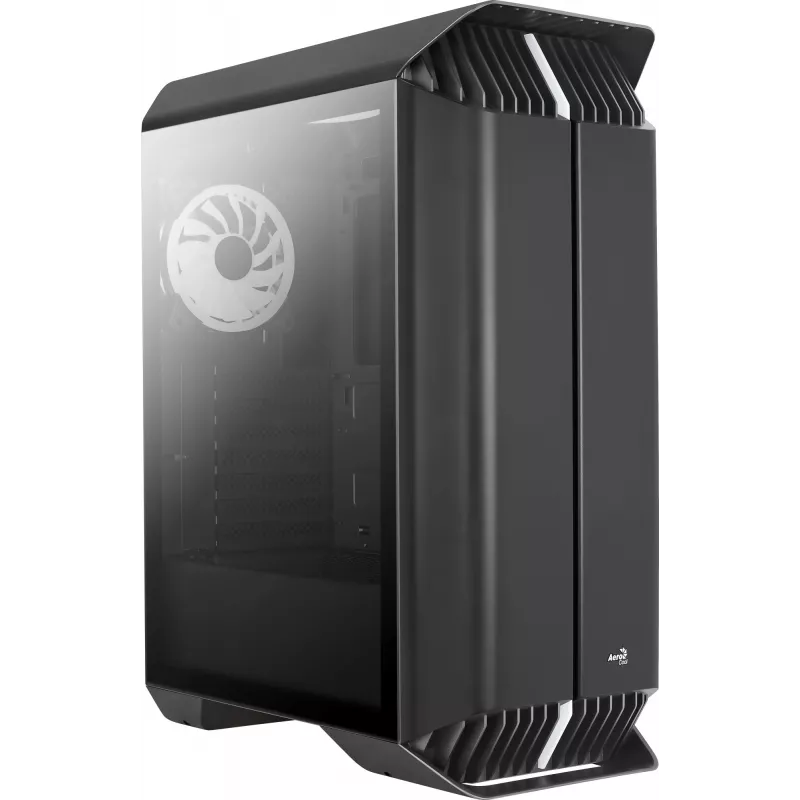 Aerocool GLADIATOR DUO ATX Gaming korpusas 3x ARGB 12cm ventiliatoriai, Midi bokštas, PC, juodas, ATX, micro ATX, Mini-ITX, ABS, SPCC, Gaming