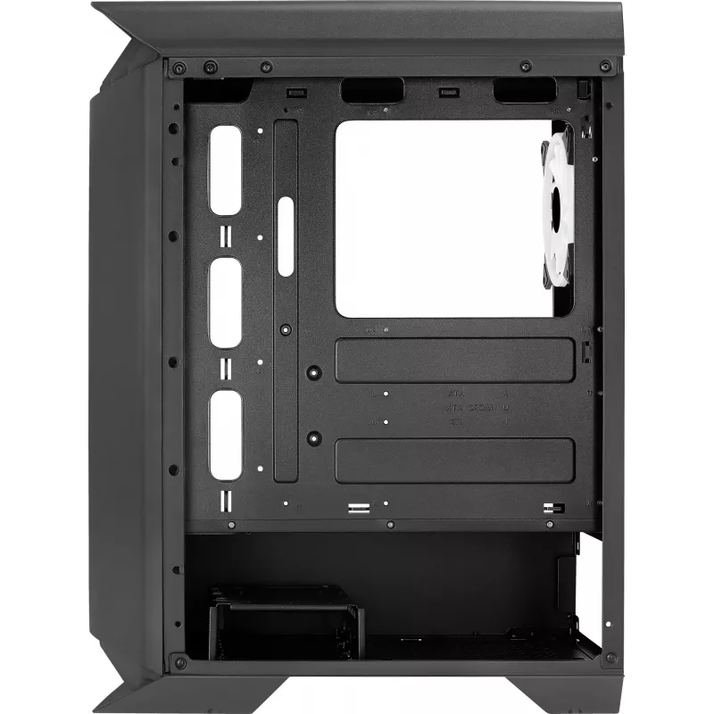 Aerocool GLADIATOR DUO ATX Gaming korpusas 3x ARGB 12cm ventiliatoriai, Midi bokštas, PC, juodas, ATX, micro ATX, Mini-ITX, ABS, SPCC, Gaming