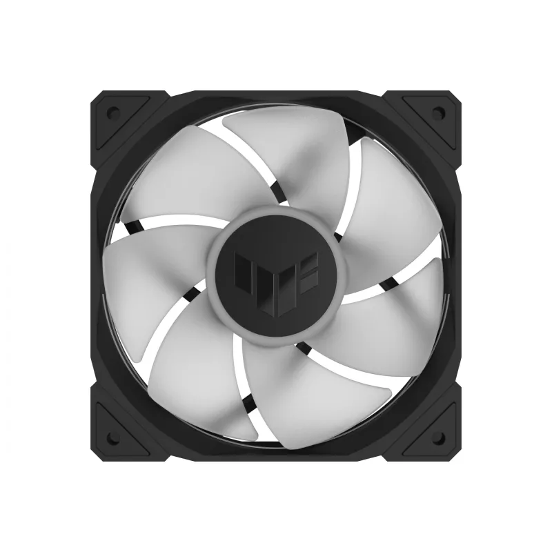 Ventiliatorių rinkinys ASUS TUF Gaming TR120 ARGB Reverse Triple Pack — 3×120 mm, 2200 RPM, PWM, 2.75 mmH2O, 16 LED, Juoda