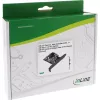 InLine sąsajos plokštė, USB 3.2 Gen.2x2, 1x USB-C, PCIe x4, PCIe, Low-profile, PCIe 4.0, 100 mm, 1.28 mm, 120 mm
