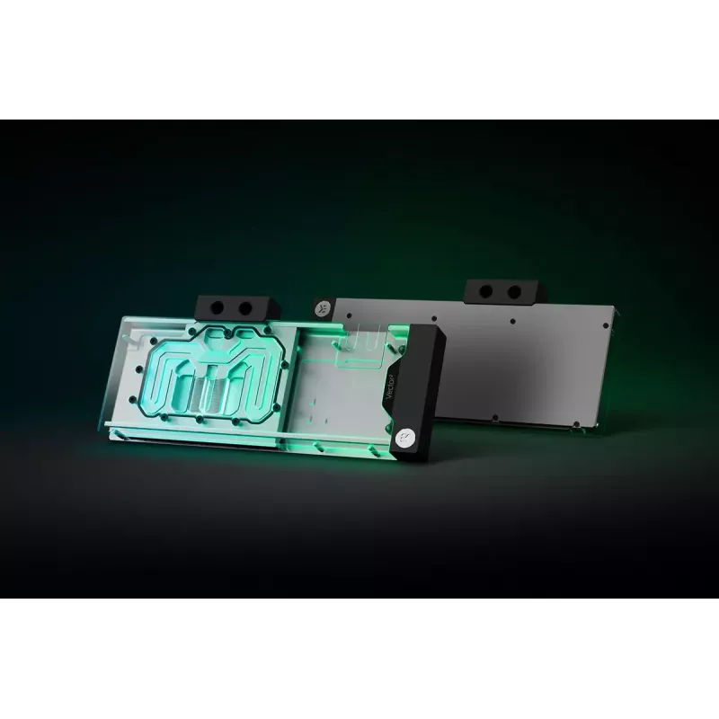 EK Water Blocks EK-Quantum Vector2 XC3 RTX 3080/90 Aliumininis Galinis Dangtis Sidabrinis