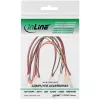 InLine ventiliatorių adapterio Y kabelis 3pin Molex moteriškas / 6x 3pin Molex vyriškas