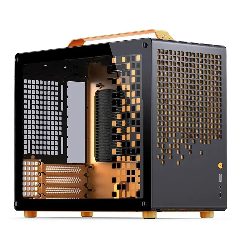 Korpusas JONSPLUS MATX Z20 su rankena - juodai oranžinis