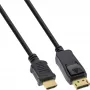 InLine 17183 DisplayPort į HDMI keitiklio laidas 3 m juodas