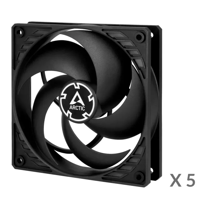 ARCTIC P12 - slėgiui optimizuotas 120 mm ventiliatorius