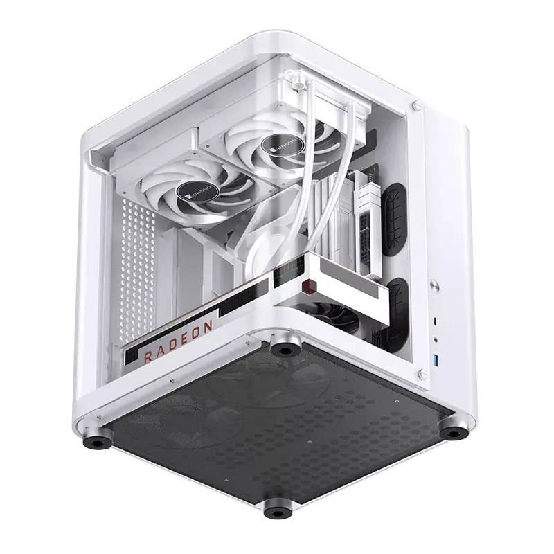 PC korpusas Jonsbo TK-1 2.0 Mini Tower Baltas