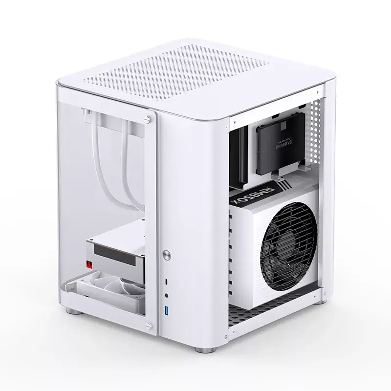 PC korpusas Jonsbo TK-1 2.0 Mini Tower Baltas