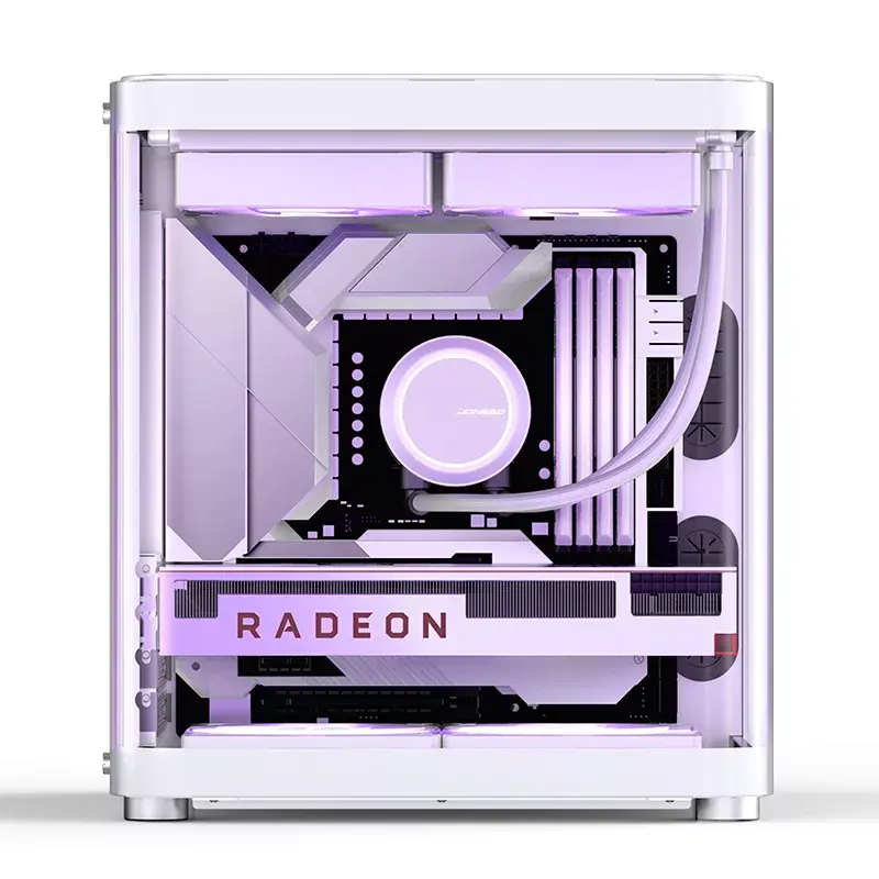 PC korpusas Jonsbo TK-1 2.0 Mini Tower Baltas