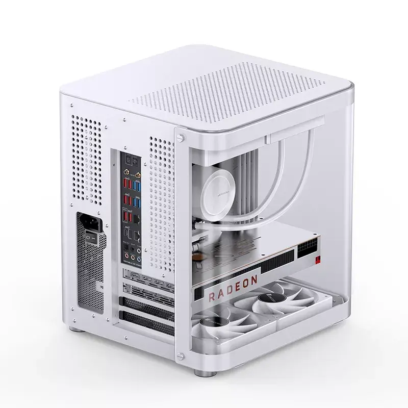 PC korpusas Jonsbo TK-1 2.0 Mini Tower Baltas