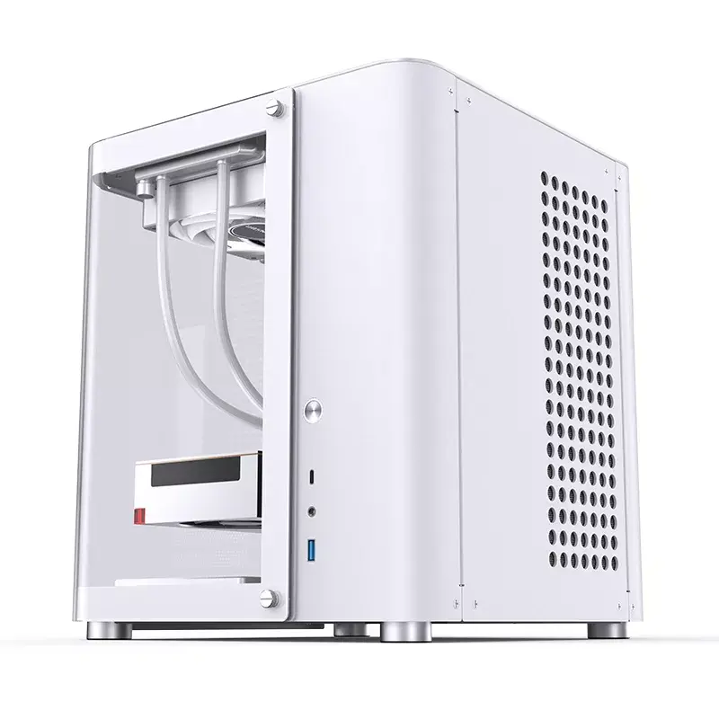 PC korpusas Jonsbo TK-1 2.0 Mini Tower Baltas