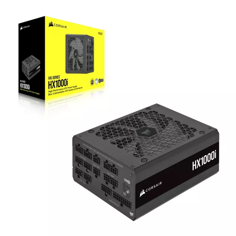 CORSAIR maitinimo blokas 1000 W HX1000i pilnai modulinis itin tylus Platinum ATX PC (EU)