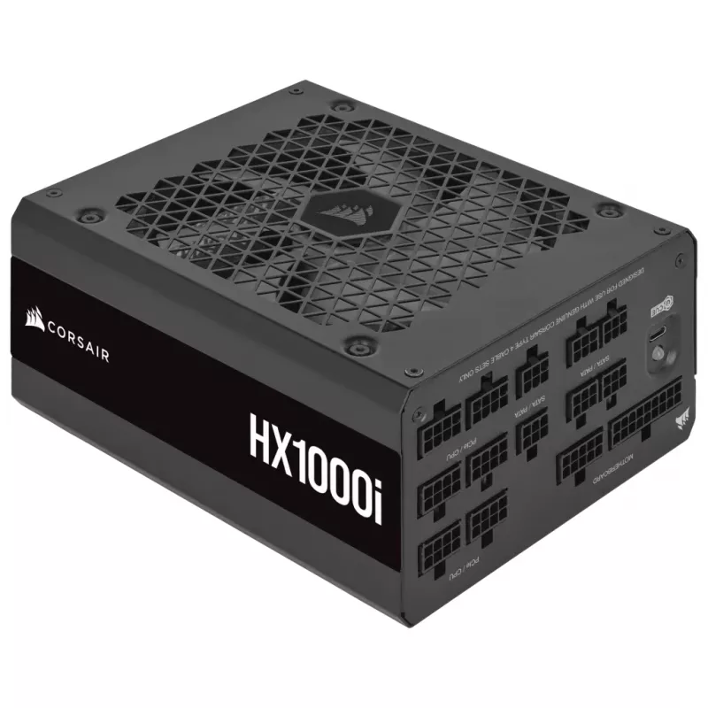 CORSAIR maitinimo blokas 1000 W HX1000i pilnai modulinis itin tylus Platinum ATX PC (EU)