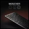 Axagon HMC-KB-US, USB 5Gbps šakotuvas su klaviatūra, HDMI 4K/60Hz, 3x USB-A, SD/mSD, garsas, PD 100, JAV išdėstymas
