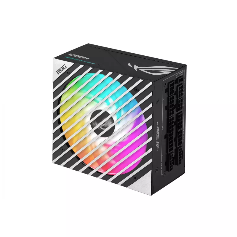 ASUS ROG LOKI-1200T-SFX-L-GAMING maitinimo blokas 1200 W 20+4 pin ATX juoda, sidabrinė