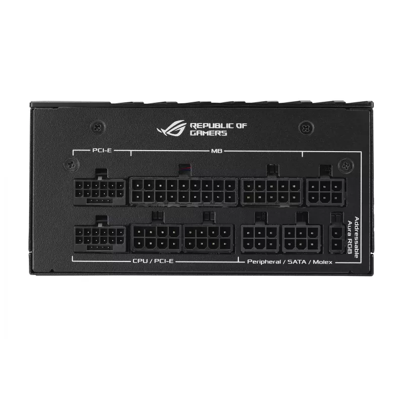 ASUS ROG LOKI-1200T-SFX-L-GAMING maitinimo blokas 1200 W 20+4 pin ATX juoda, sidabrinė
