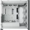 CORSAIR iCUE 5000X RGB - vidutinis ATX korpusas su grūdintu stiklu - baltas