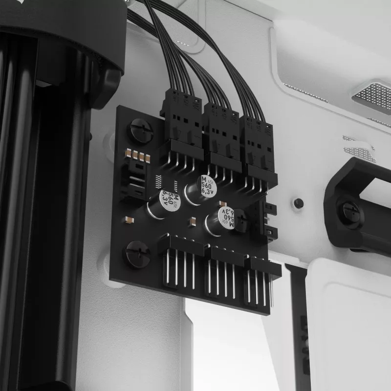 CORSAIR iCUE 5000X RGB - vidutinis ATX korpusas su grūdintu stiklu - baltas