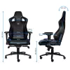 PC žaidimų kėdė noblechairs EPIC Padded seat Black 120 kg