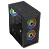 AeroCool Graphite v3 (Graphite-G-BK-v3) ACCM-PB24133.11 juodas Midi Tower korpusas, ATX/MicroATX/Mini-ITX, šonas iš grūdinto stiklo, be maitinimo bloko